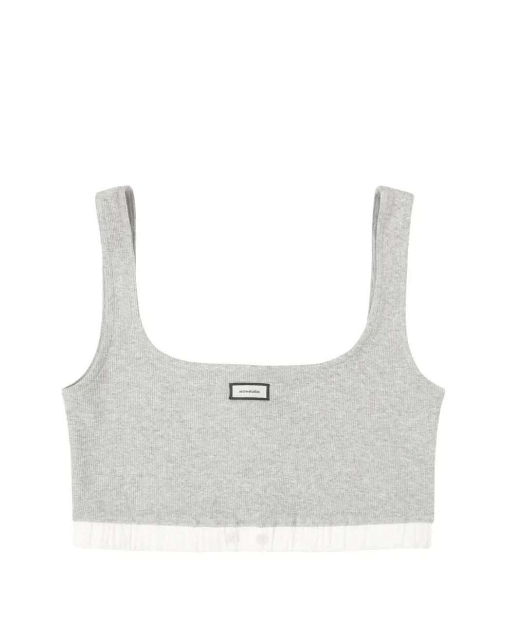 Entire studios White "Lounge" Bra