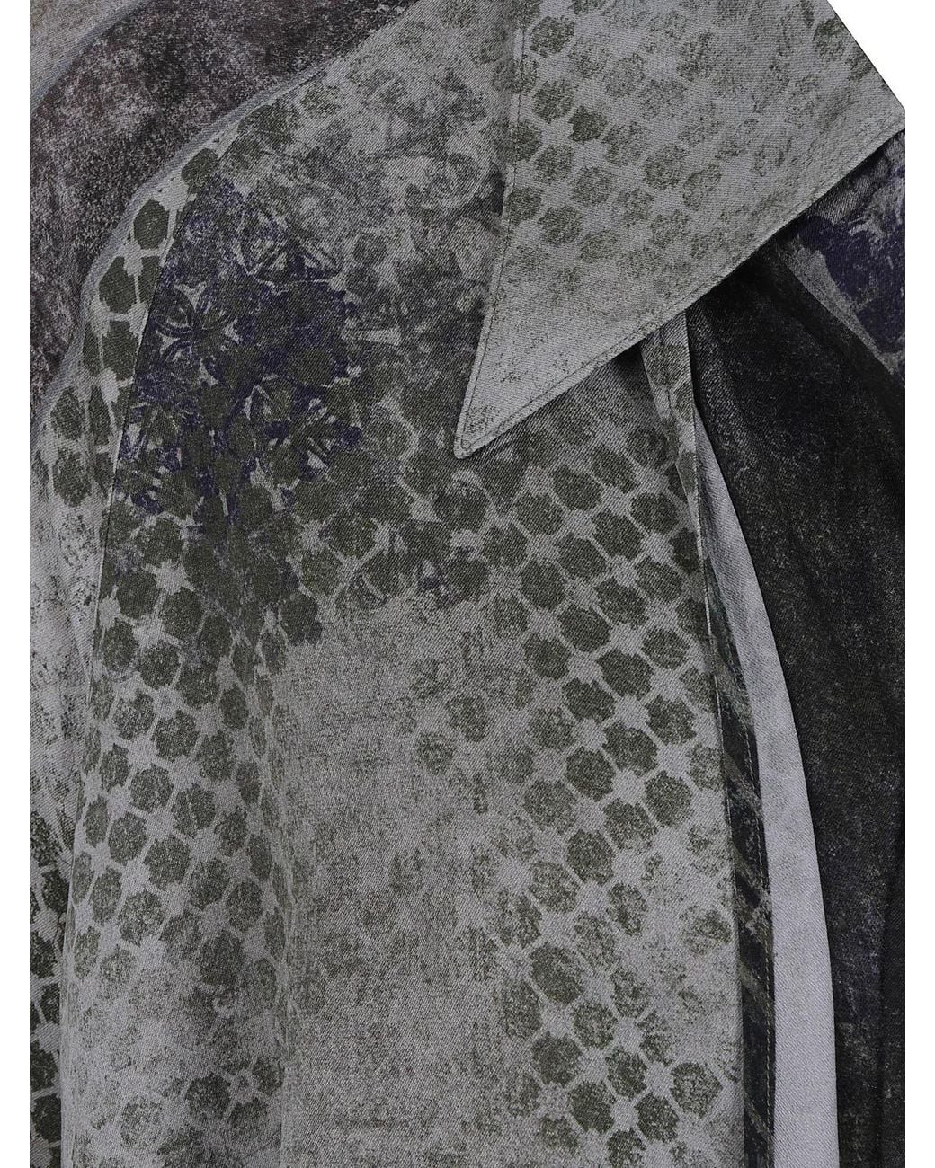Ziggy Chen Gray Drape Long Shirt