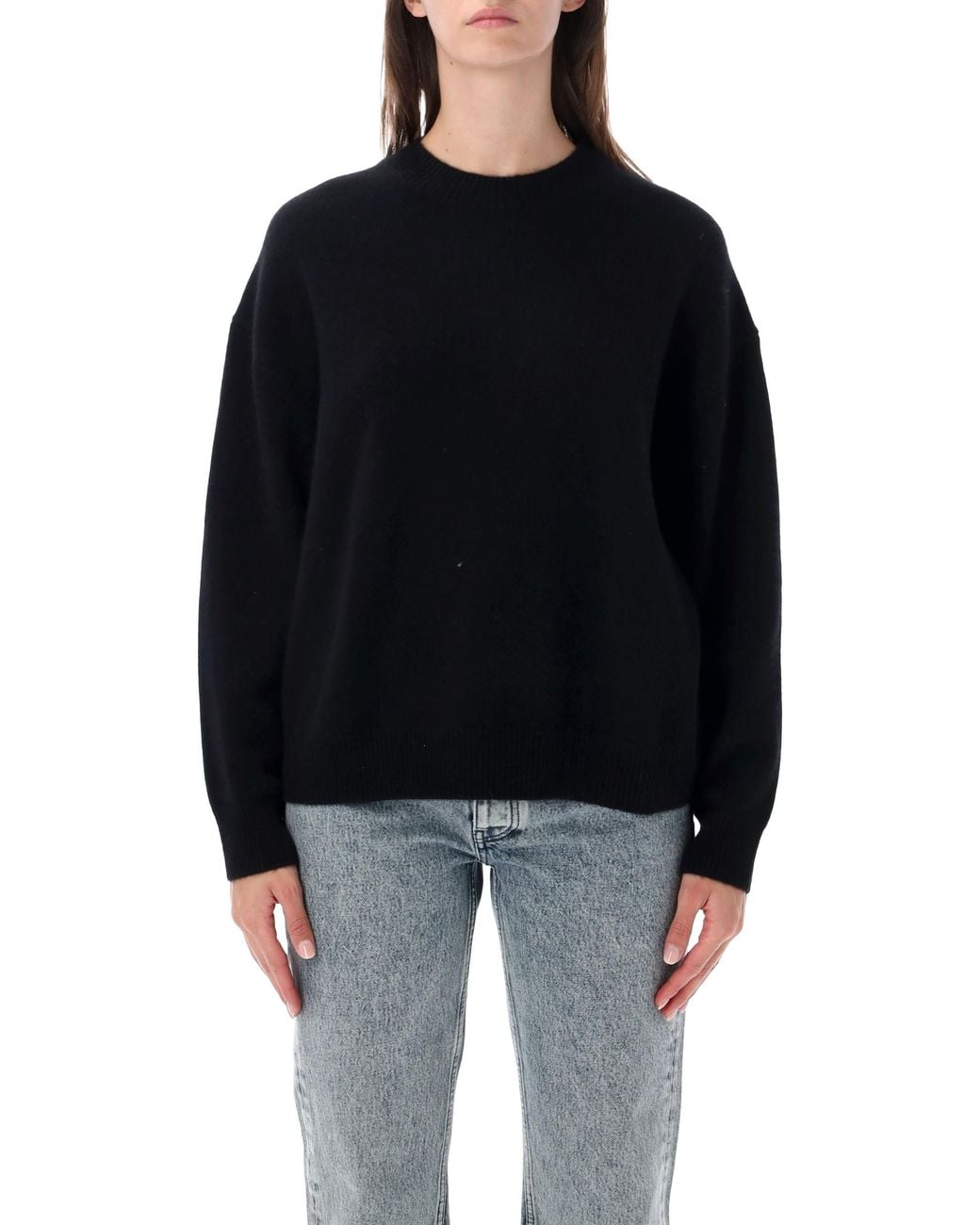 Anine Bing Black Lee Crew Sweater