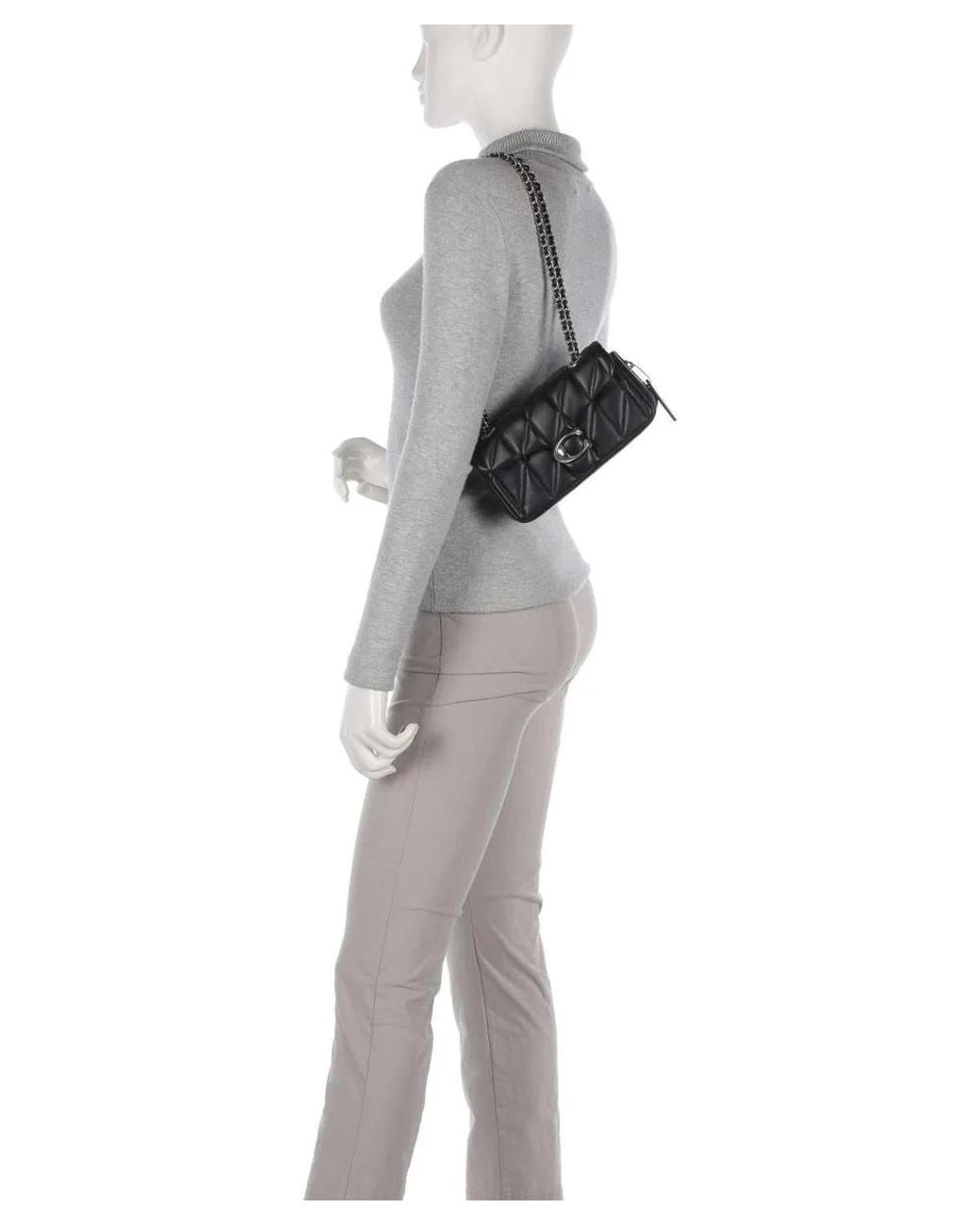 COACH Black Tabby 20 Crossbody