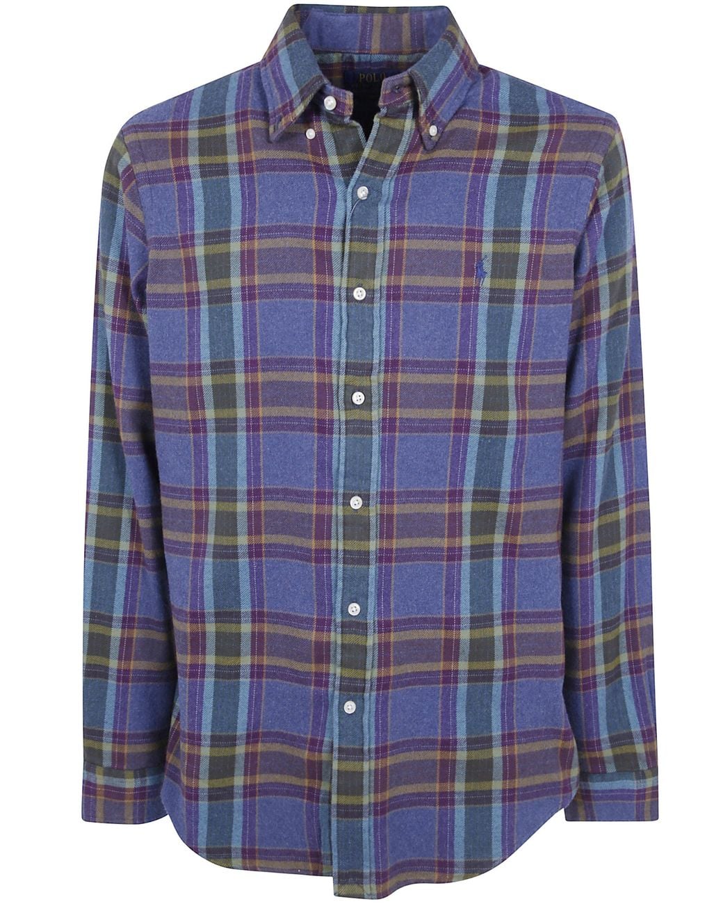 Polo Ralph Lauren Blue Woven Sport Shirt for men