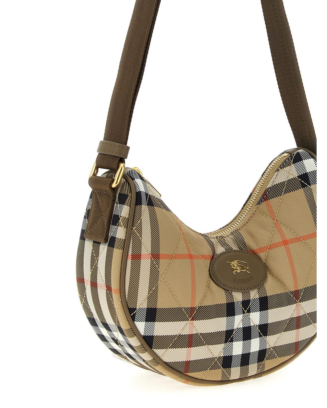 Burberry Natural 'Horseshoe' Crossbody Bag