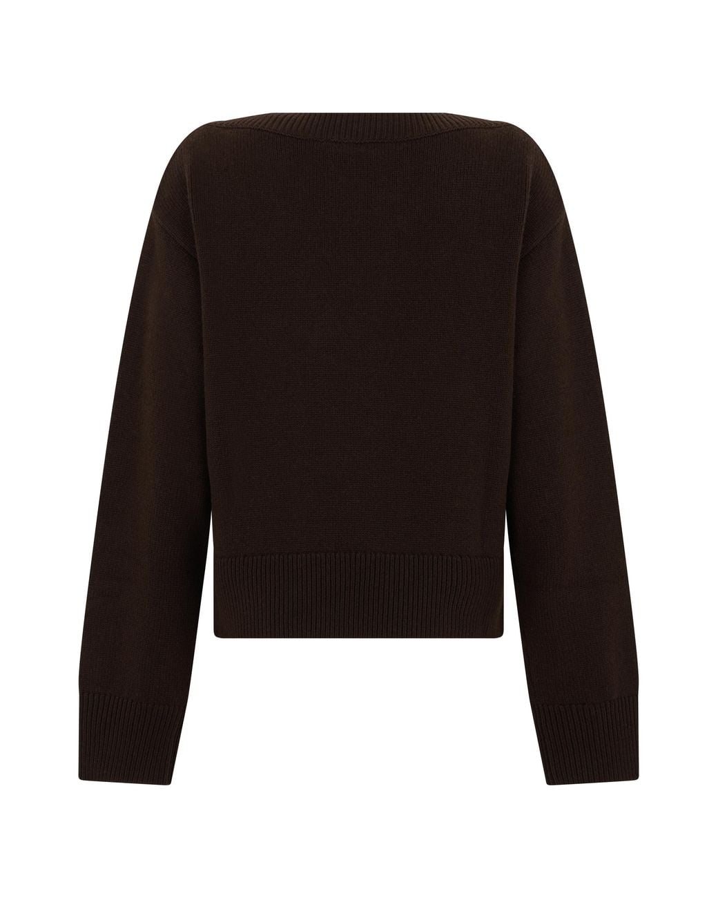 Gucci Black Wool And Cashmere Sweater With Embroidered Logo