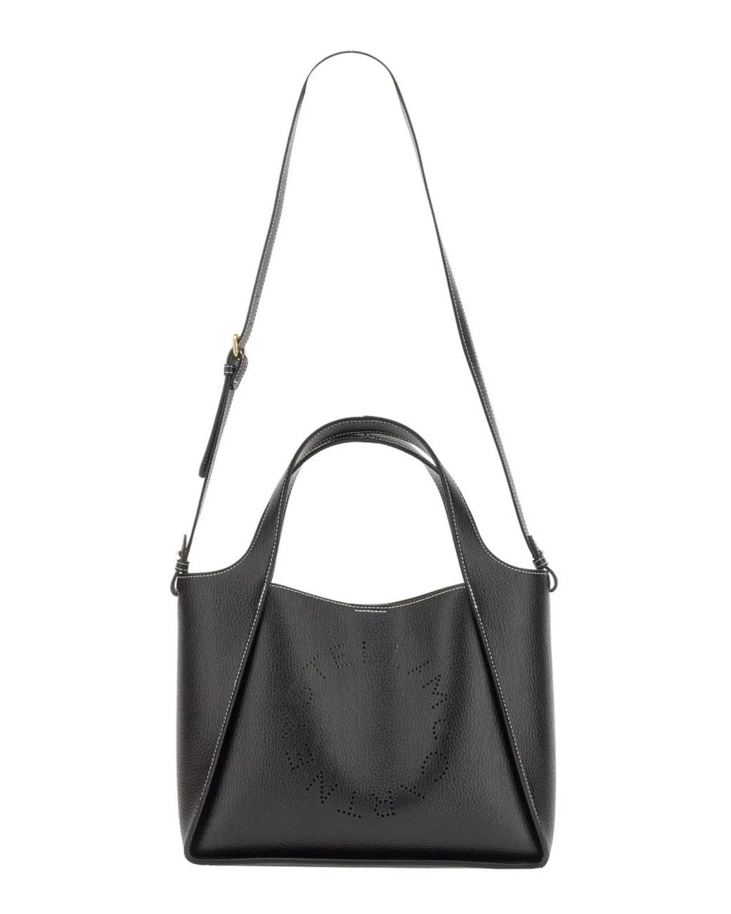 Stella McCartney Black Borsa A Tracolla Con Logo