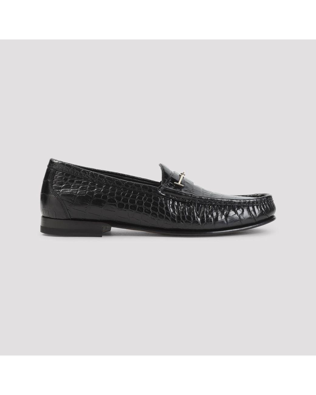 Tom Ford Black Leather Loafer for men