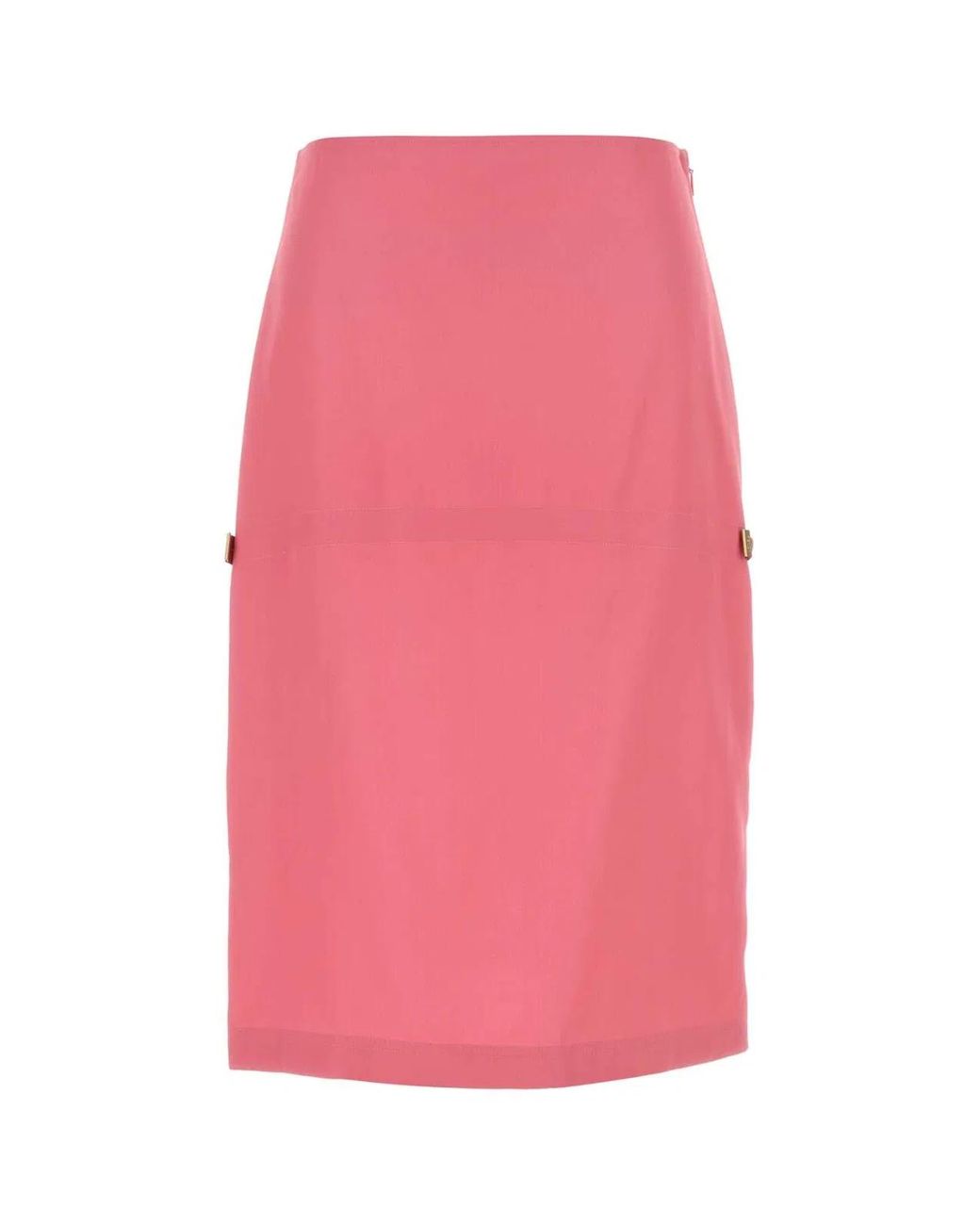 Fendi Pink Technical Viscose Skirt