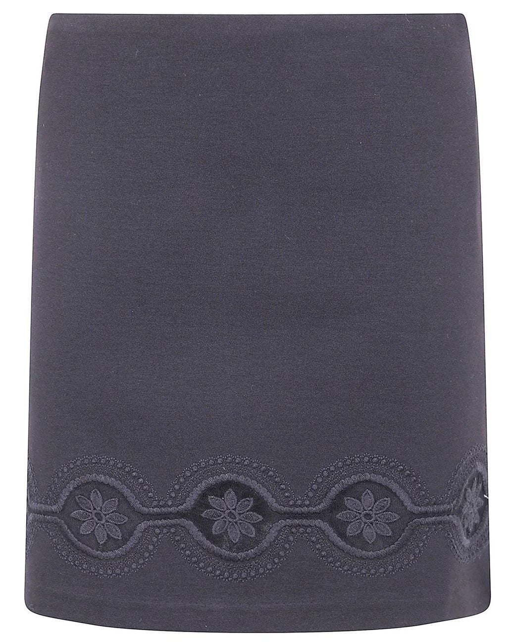 Twinset Blue Mini Skirt