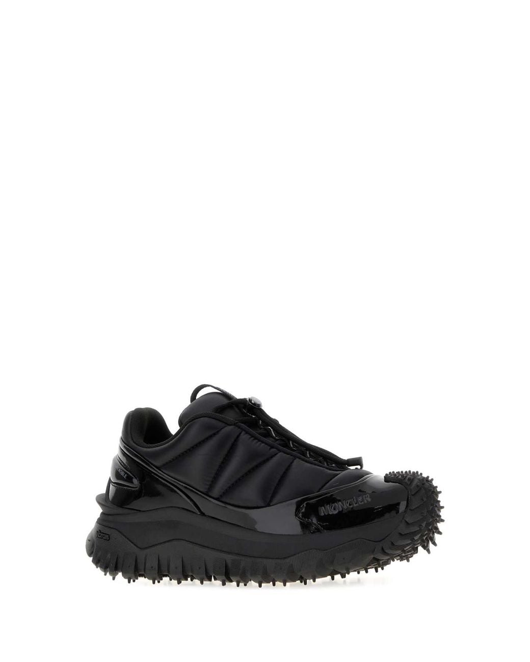 Moncler Black Trailgrip Puffer Low Top Sneakers