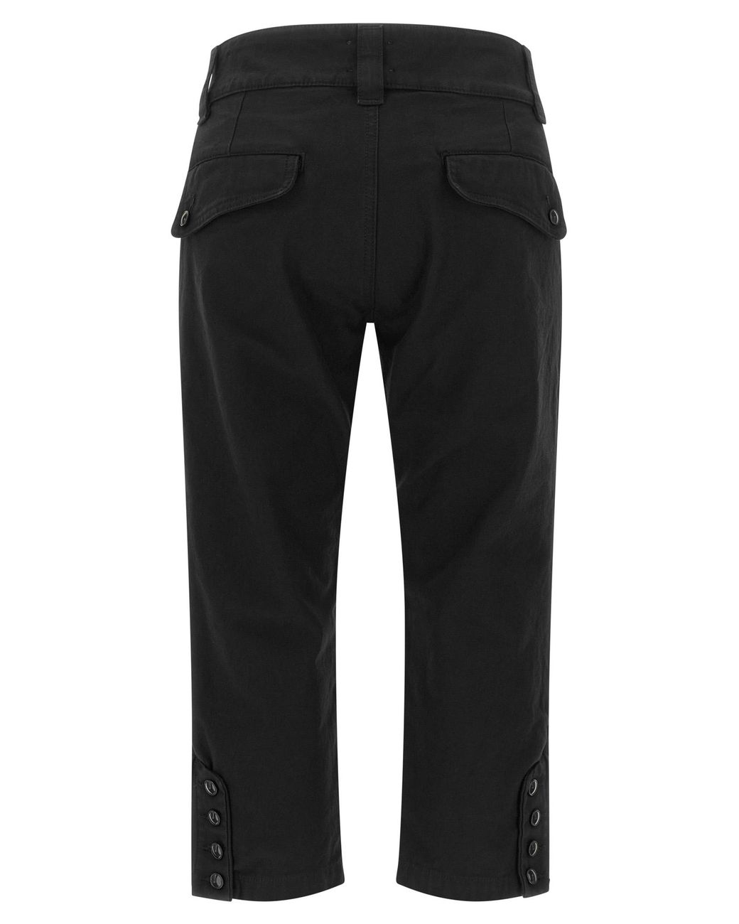 Isabel Marant Black Capri 'Berna' Pants With Buttons