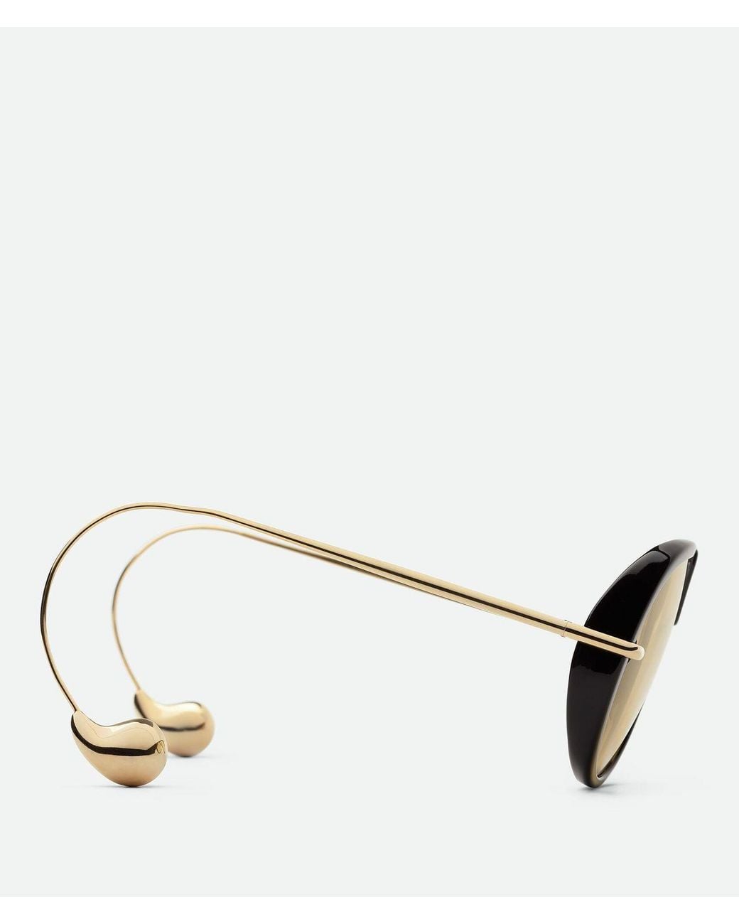 Bottega Veneta Black Occhiale Da Sole Aviator Drop