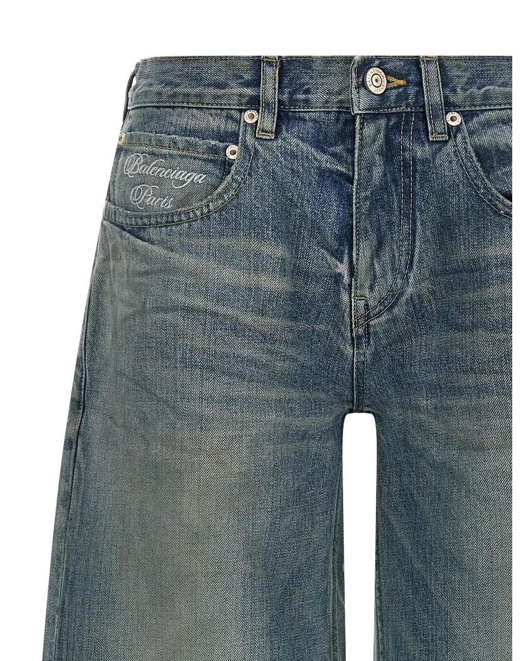 Balenciaga Blue 'Baggy' Jeans