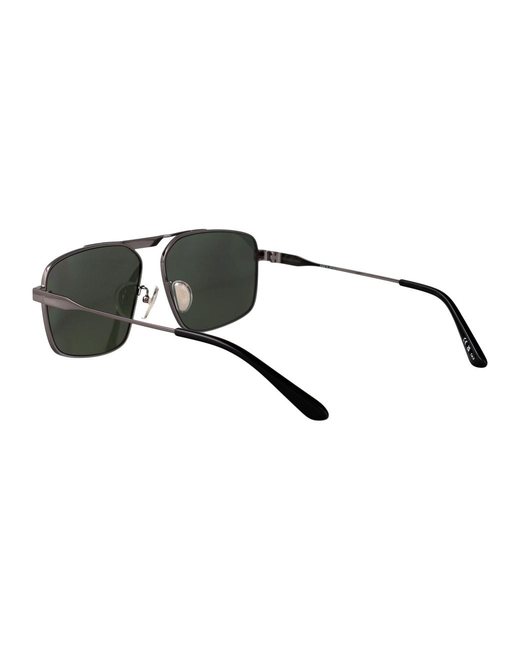 Balenciaga Green Metallic Sunglasses