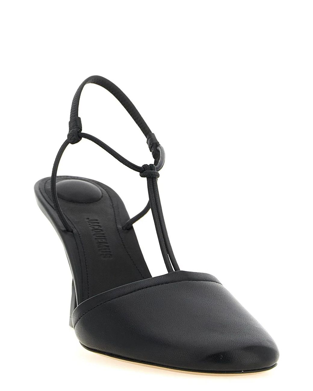 Jacquemus Black 'Les Sandales Pina' Sandals