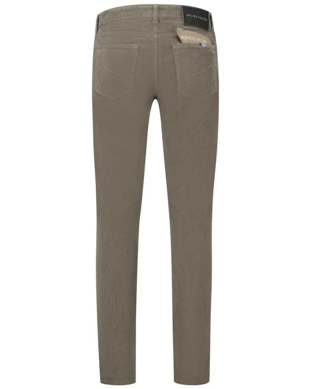 Jacob Cohen Gray Cotton Pants for men