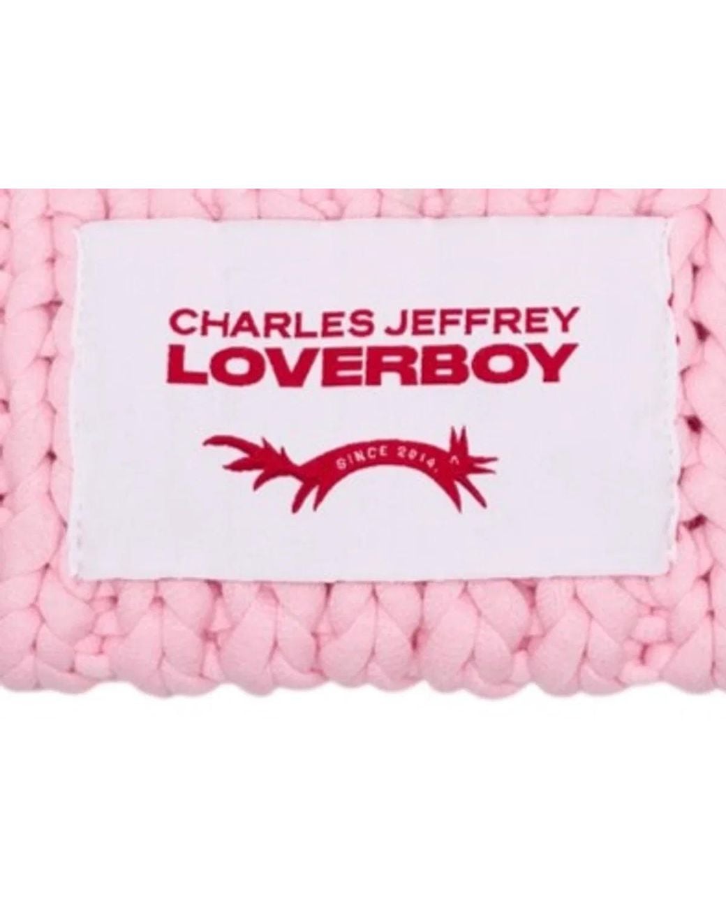 Charles Jeffrey Pink Chubby Beanie