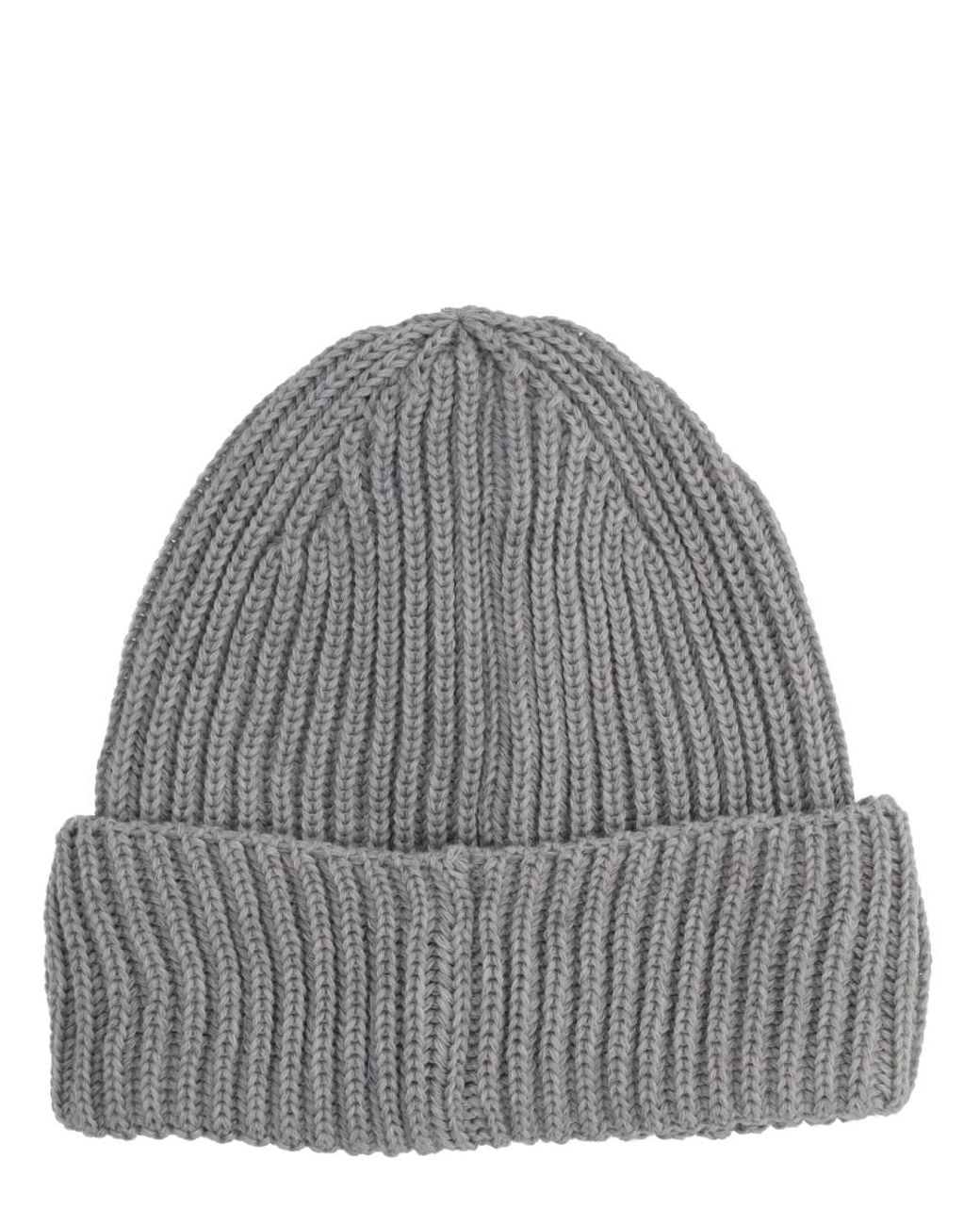C P Company Gray Berretto Con Occhiale for men