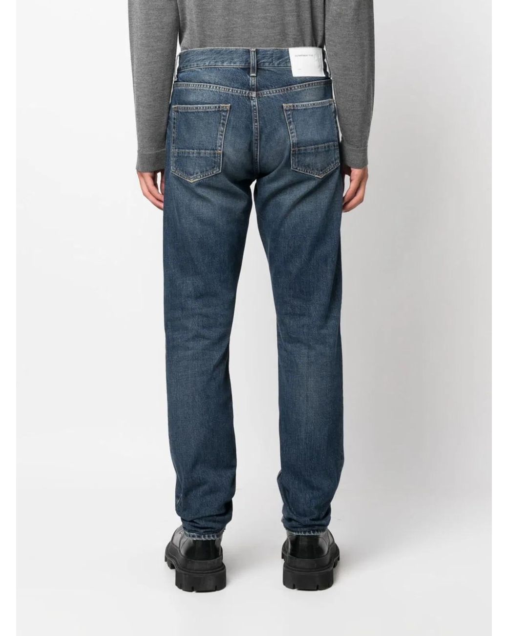 Department 5 Blue Slim Fit Denim Jeans for men
