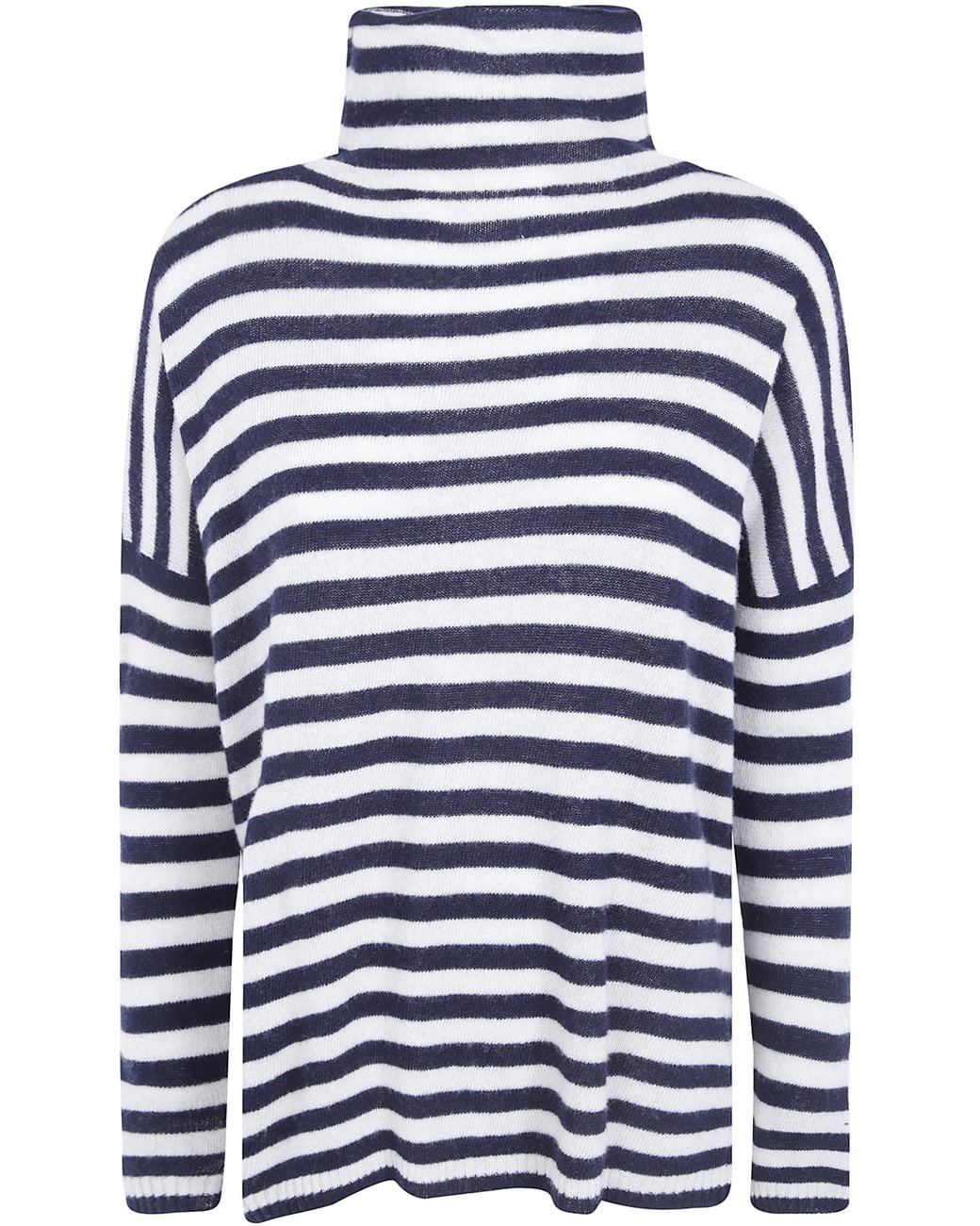 Base London Blue Turtle Neck Sweater