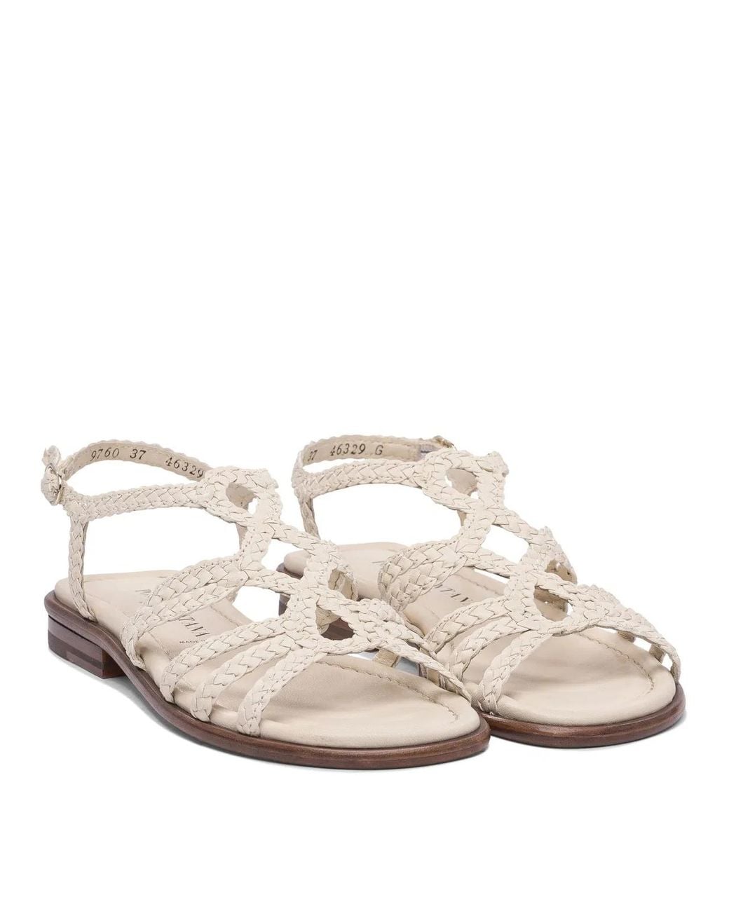 Pons Quintana White Leather Sandals