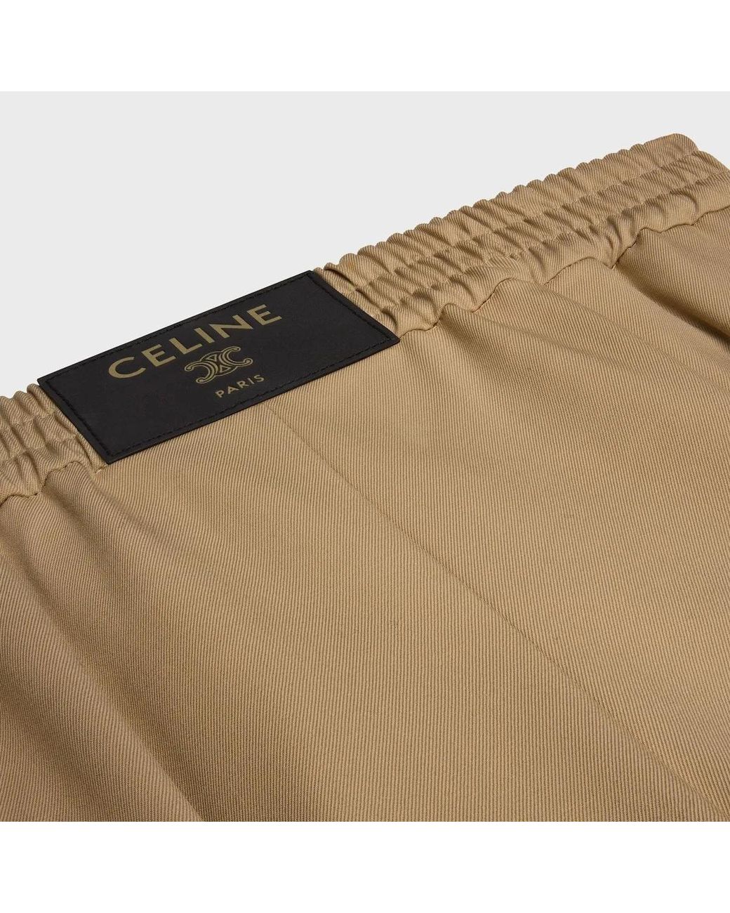 Céline Natural Elasticated Trousers