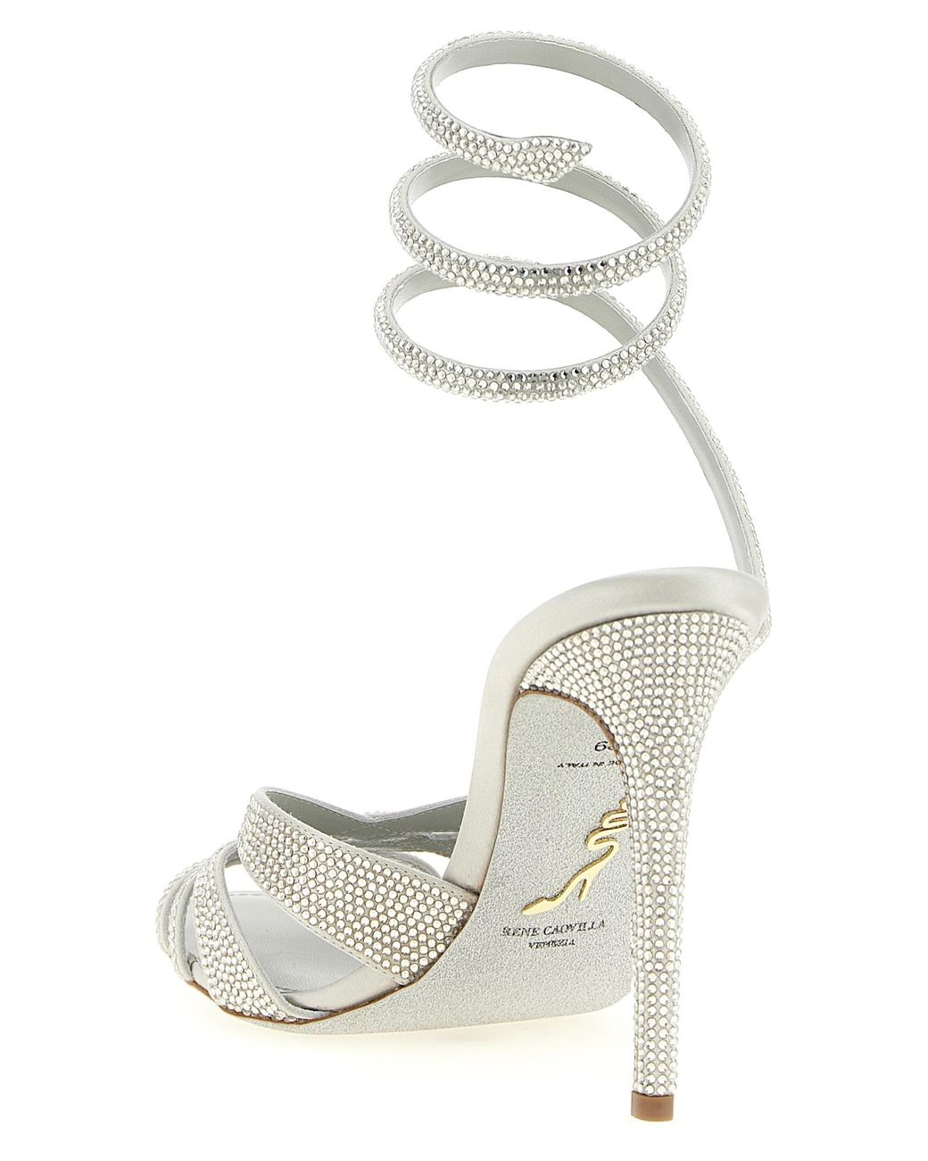 Rene Caovilla Metallic 'Dania' Sandals