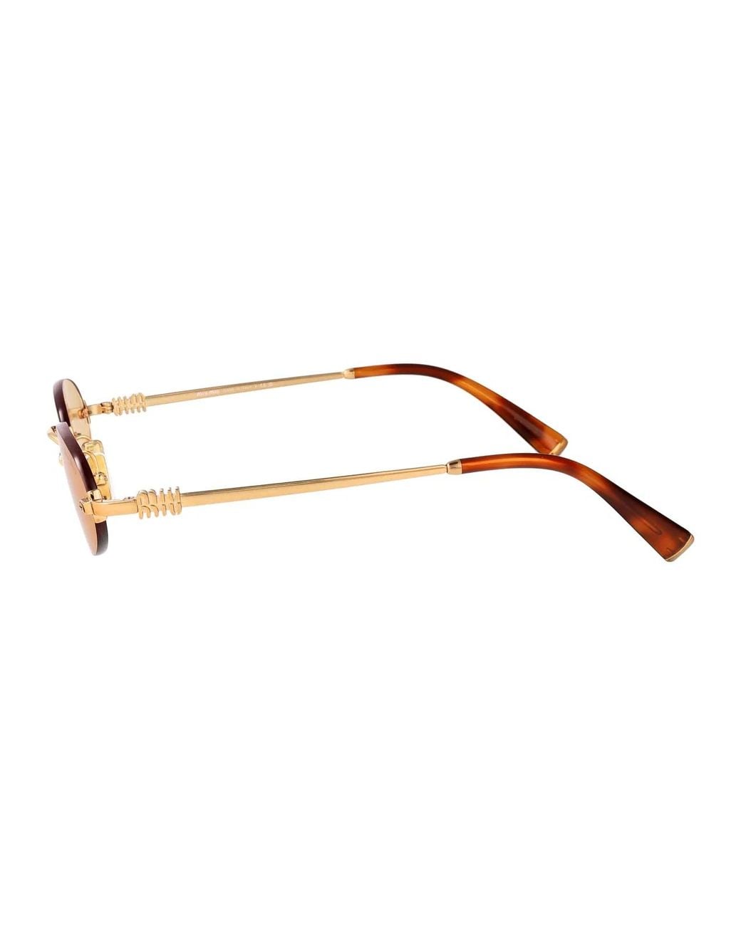 Miu Miu Natural Metal Sunglasses