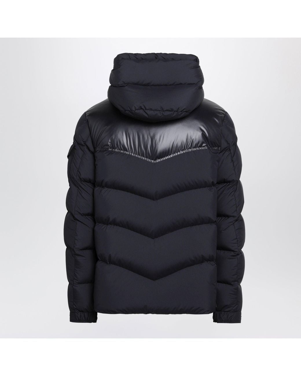 Moncler Blue Ravelis Short Down Jacket for men