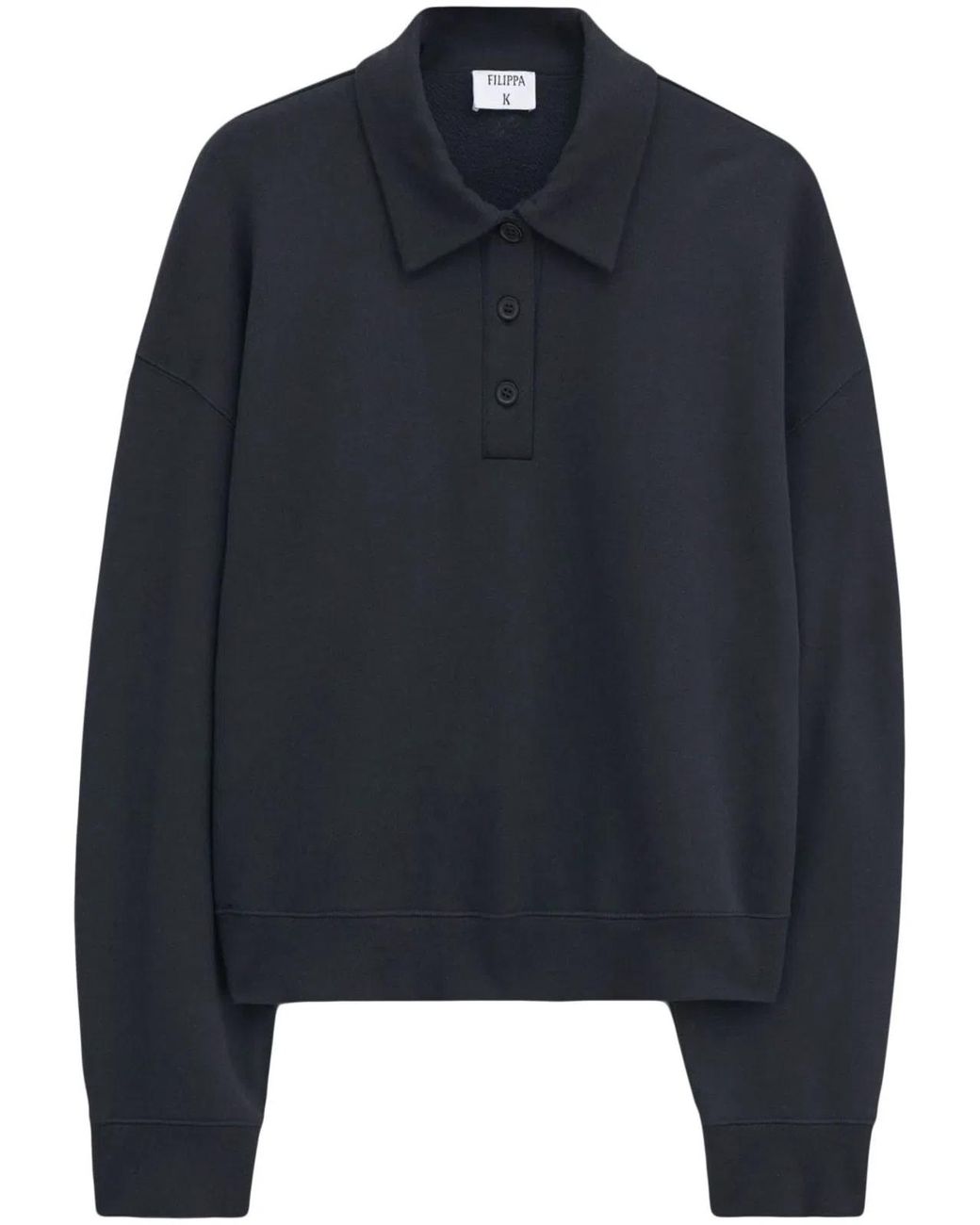 Filippa K Blue Long Sleeves Polo Shirt