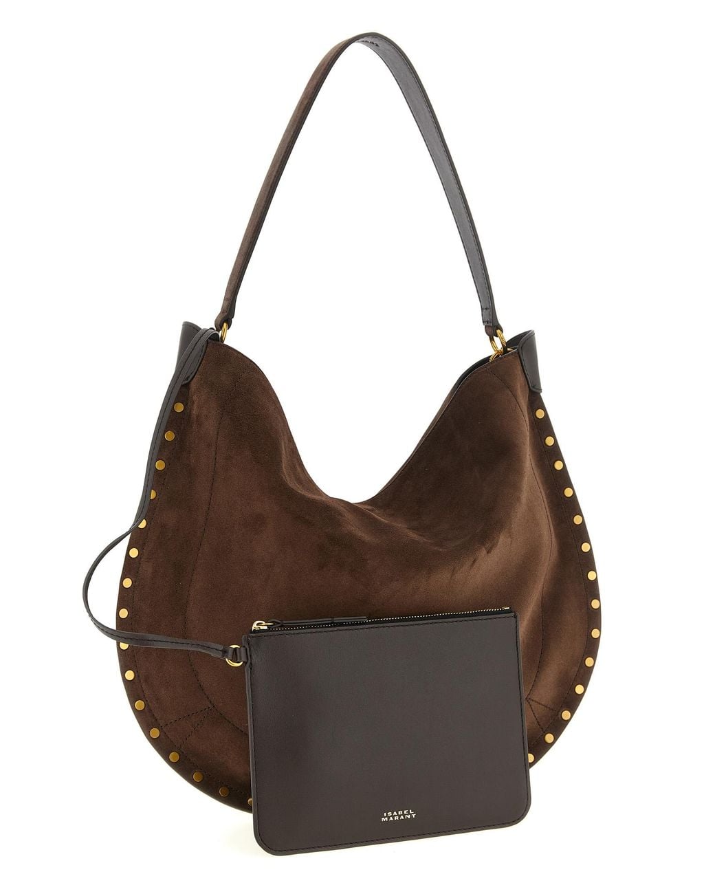 Isabel Marant Brown 'Oskan Hobo Soft' Shoulder Bag