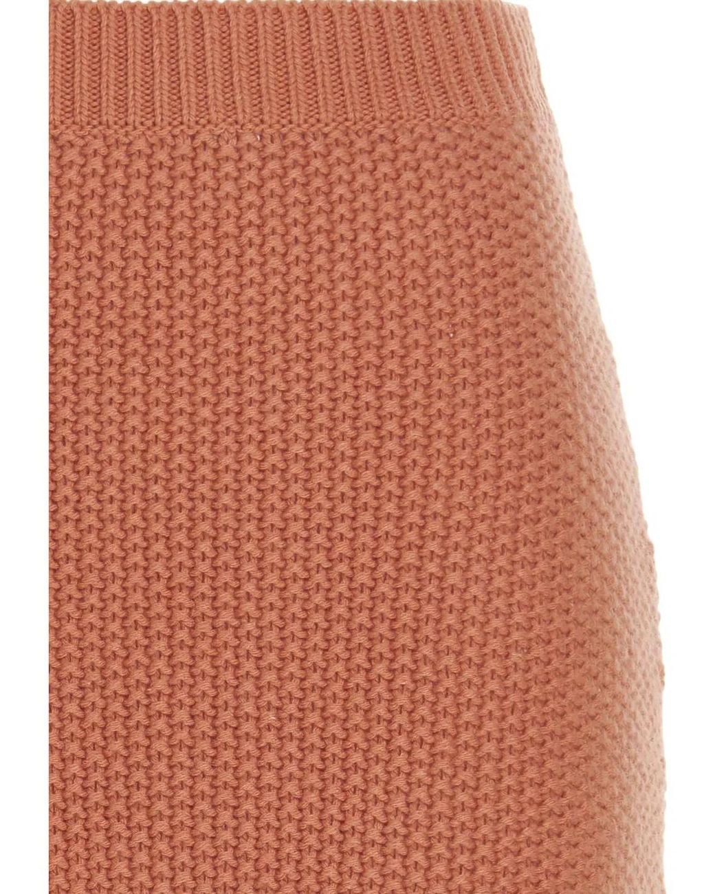 Chloé Orange Chloã Knit Long Skirt