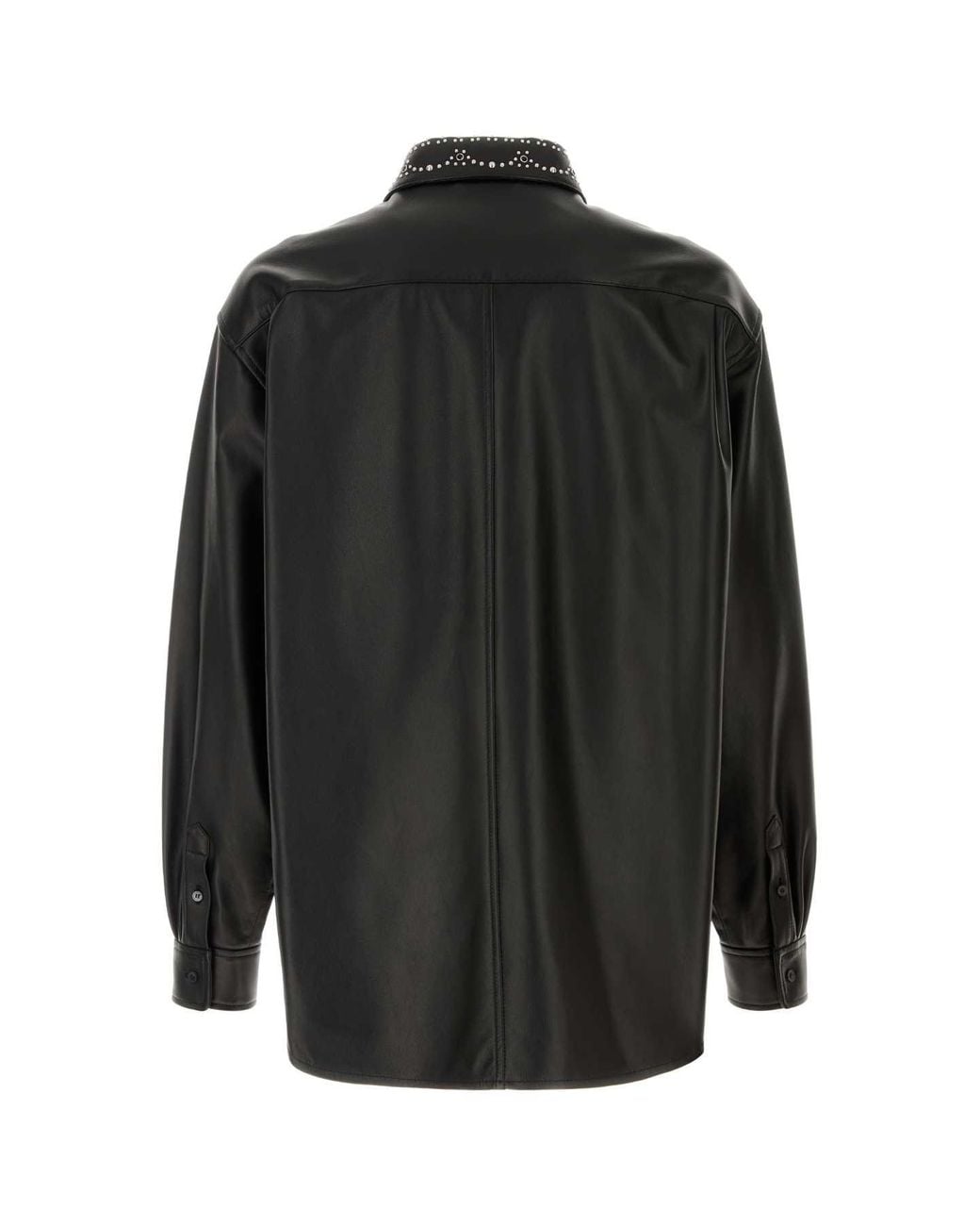 Marni Black Leather Shirt for men