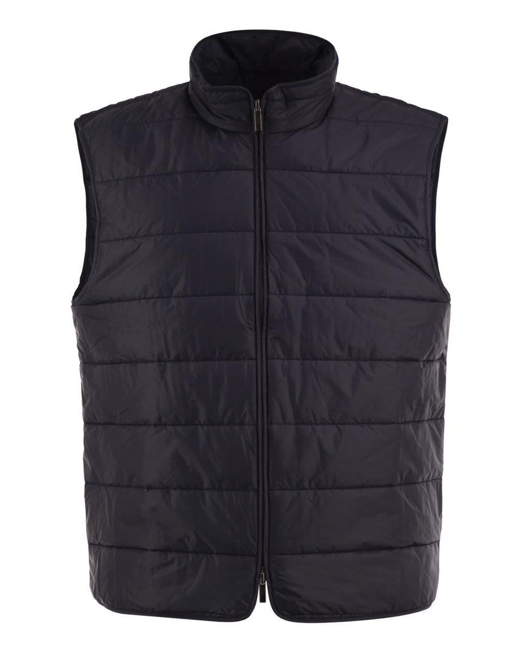Fay Blue Wool Cardigan With Removable Padded Gilet for men