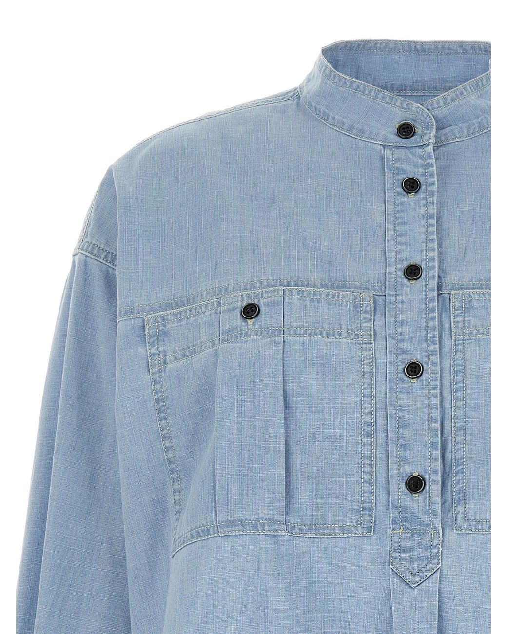 Isabel Marant Blue 'Vero' Blouse