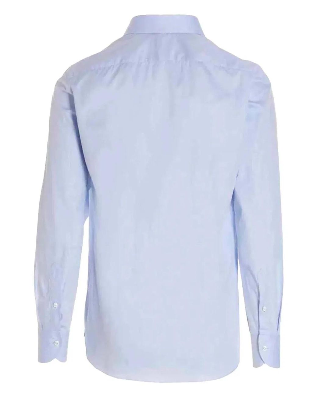 Borriello Blue Cotton Shirt for men