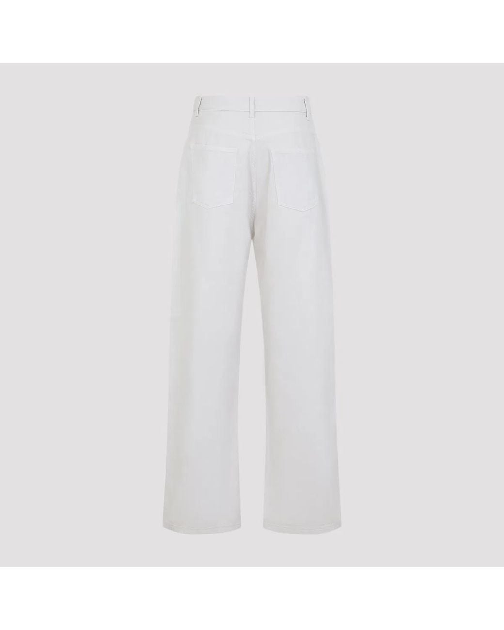 Phoebe Philo White Jean Drop Blanc Craie