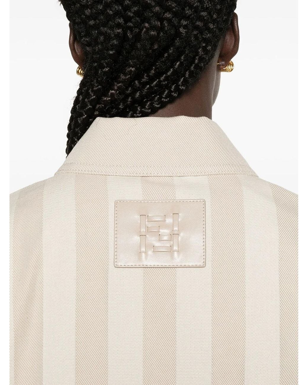 Fendi White Giacca