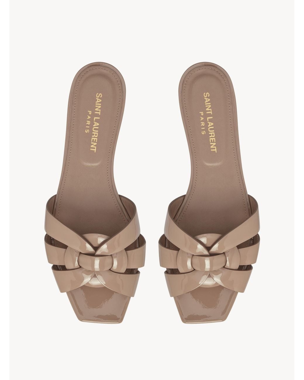 Saint Laurent Pink Leather Sandal