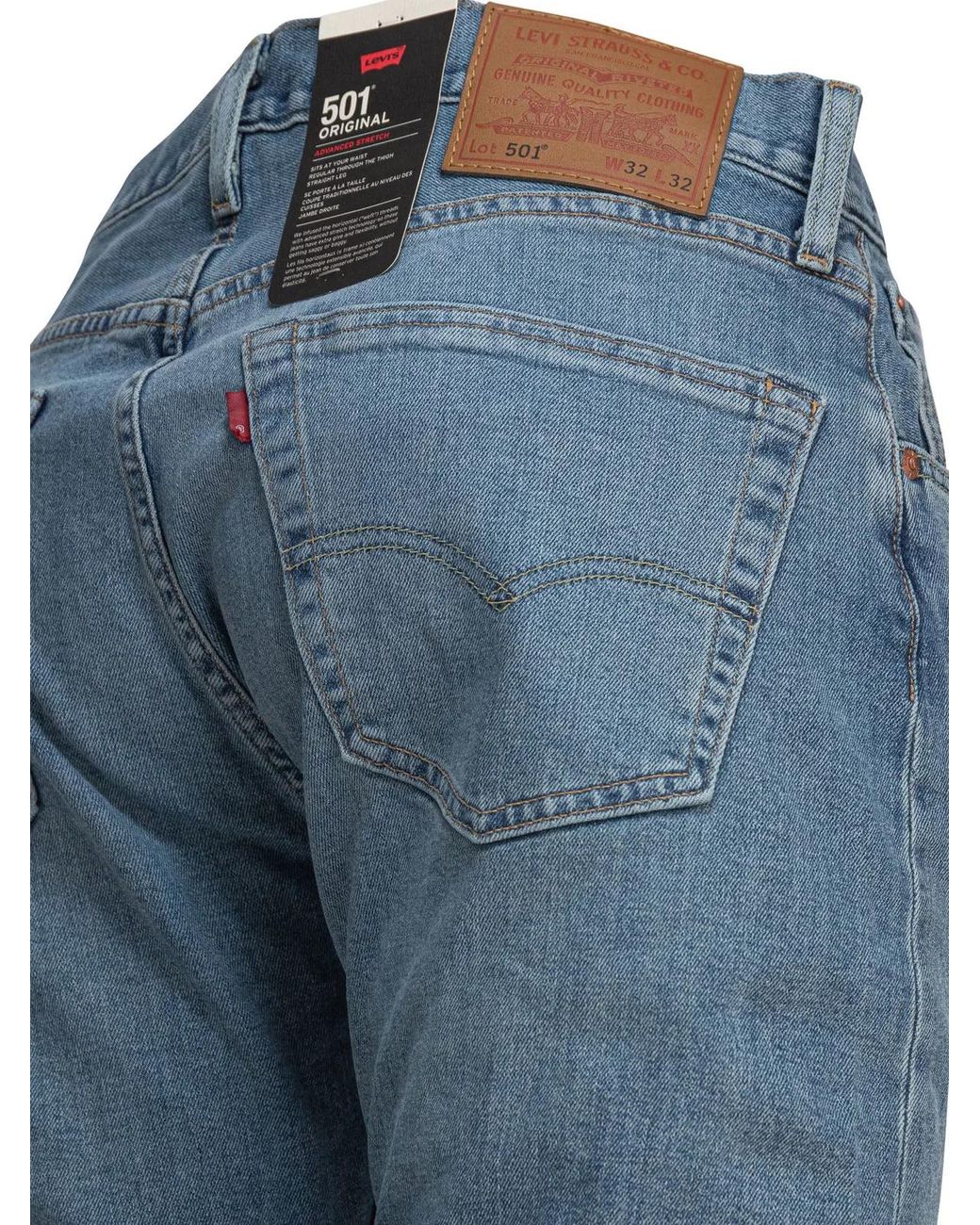 Levi's Blue "501 Original" Jeans for men