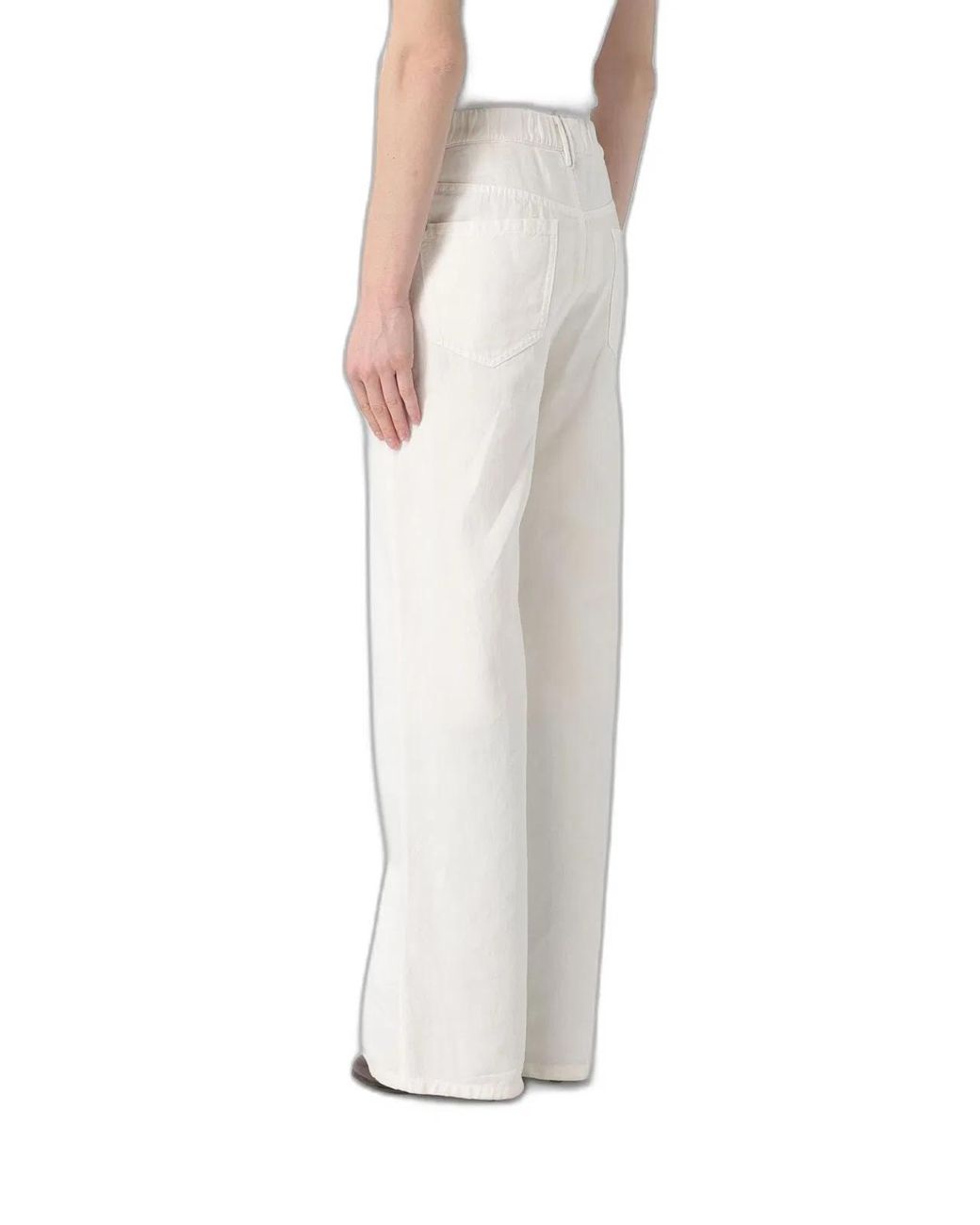 Brunello Cucinelli White Contemporary Trousers