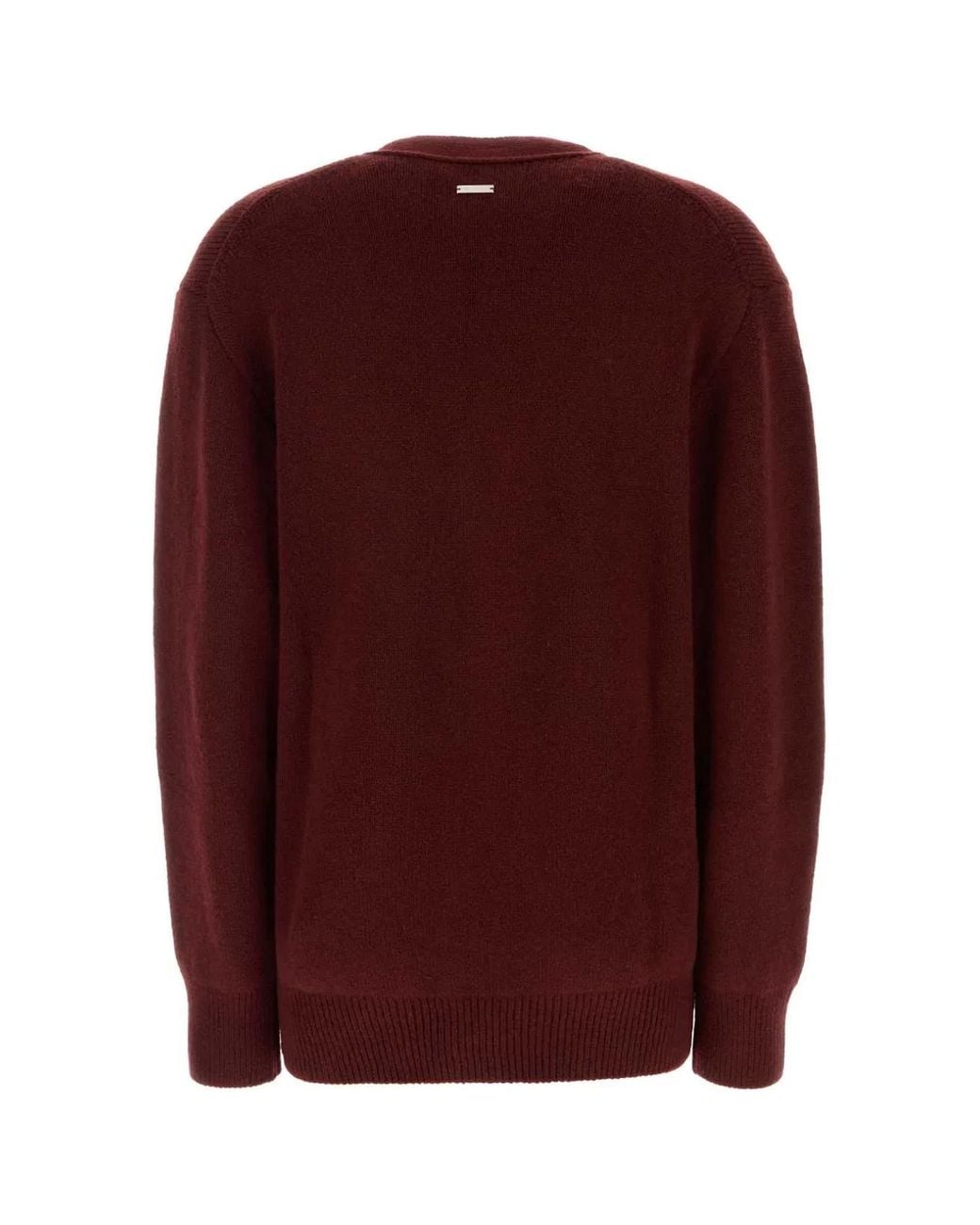 Ferragamo Purple Cashmere Blend Cardigan