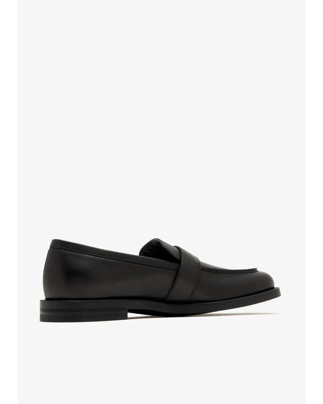 Gucci Black Mocassino Blk Loafers for men