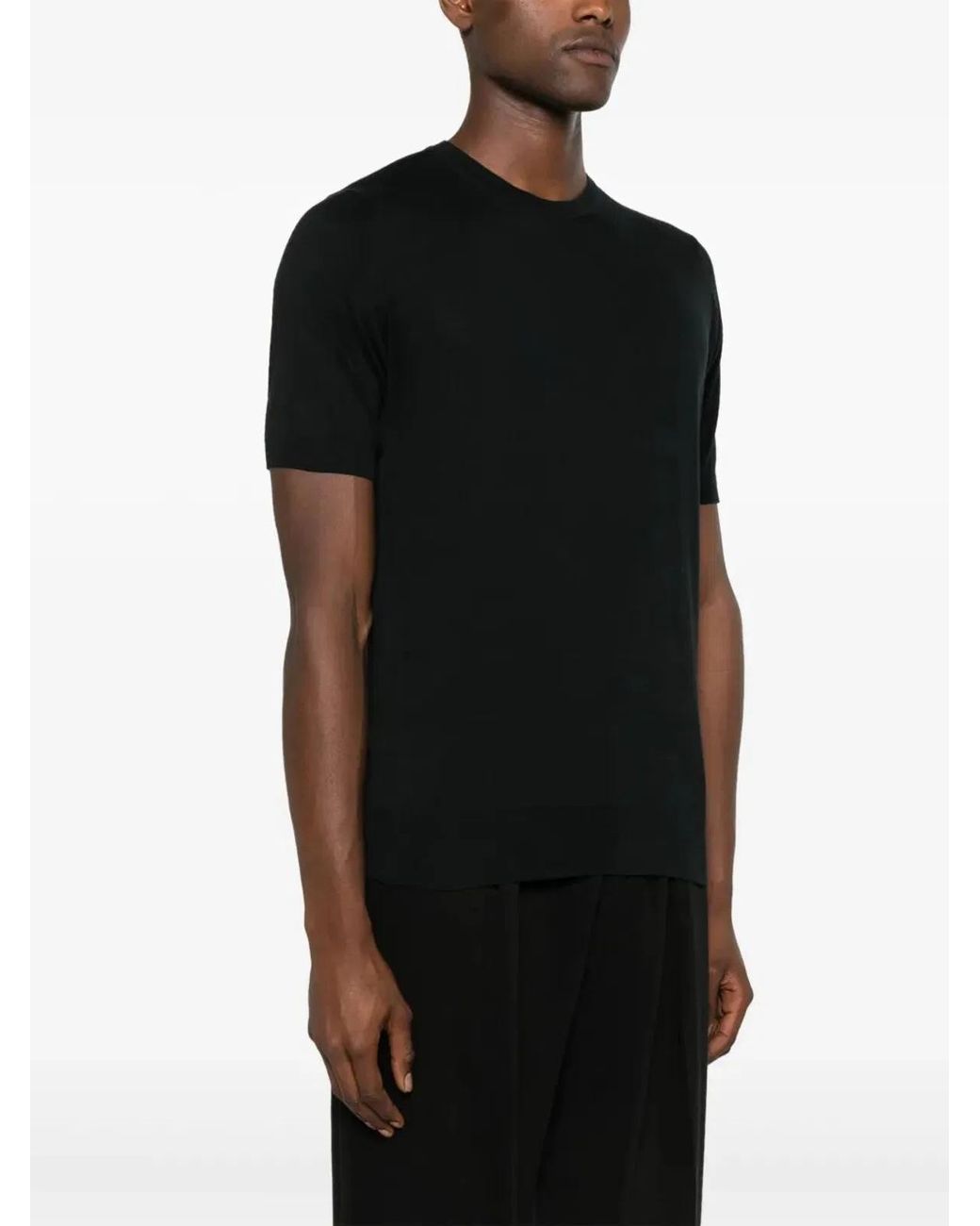 John Smedley Black Kempton for men