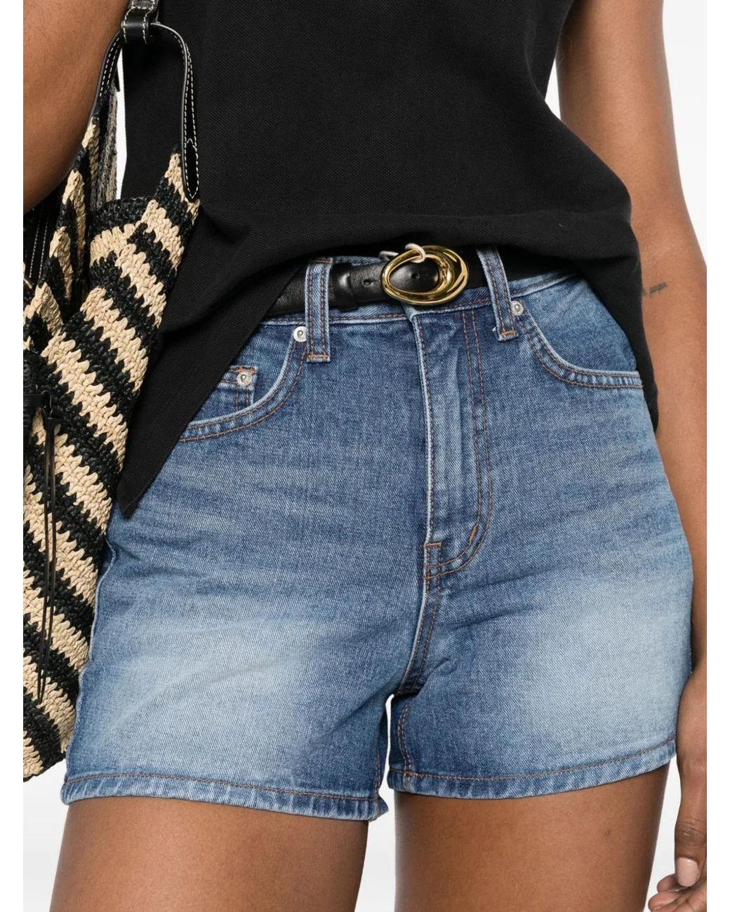 DUNST Blue Denim Mini Shorts