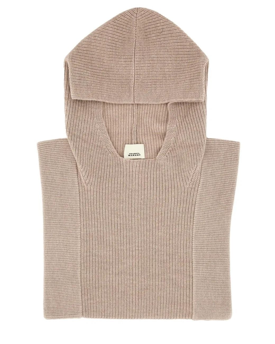 Isabel Marant Natural Merinos Wool Hat