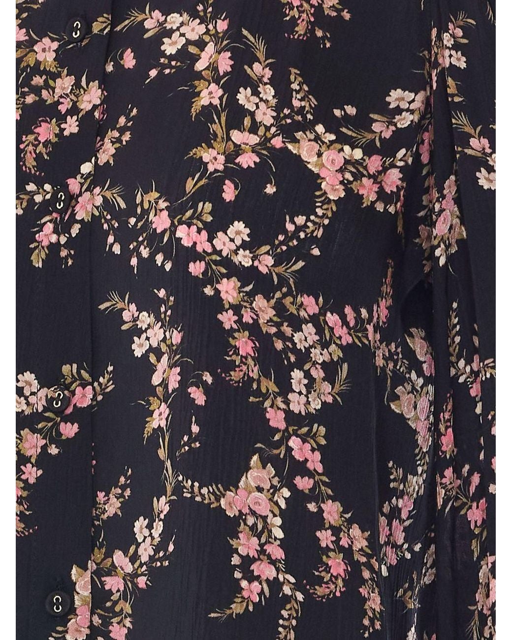 Twinset Black Dark Polyester Shirt