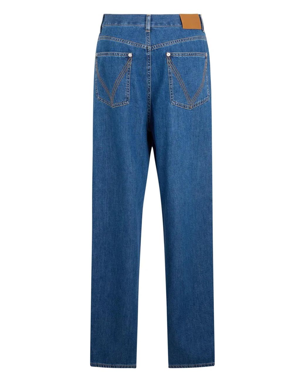 Bottega Veneta Blue Straight Jeans for men