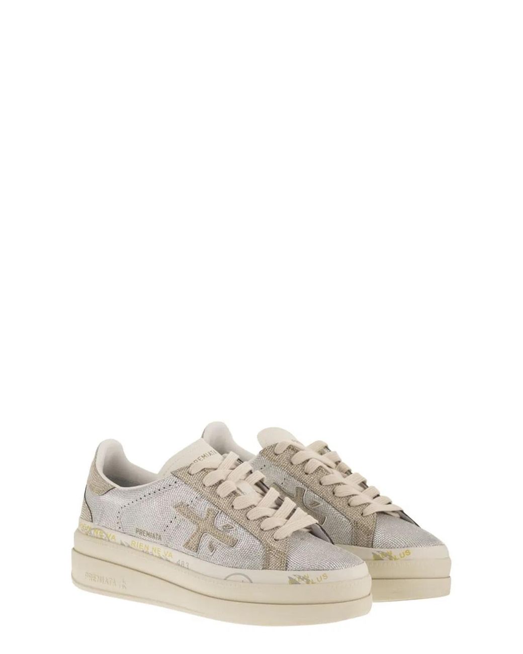 Premiata Gray Pu Ny Sneakers