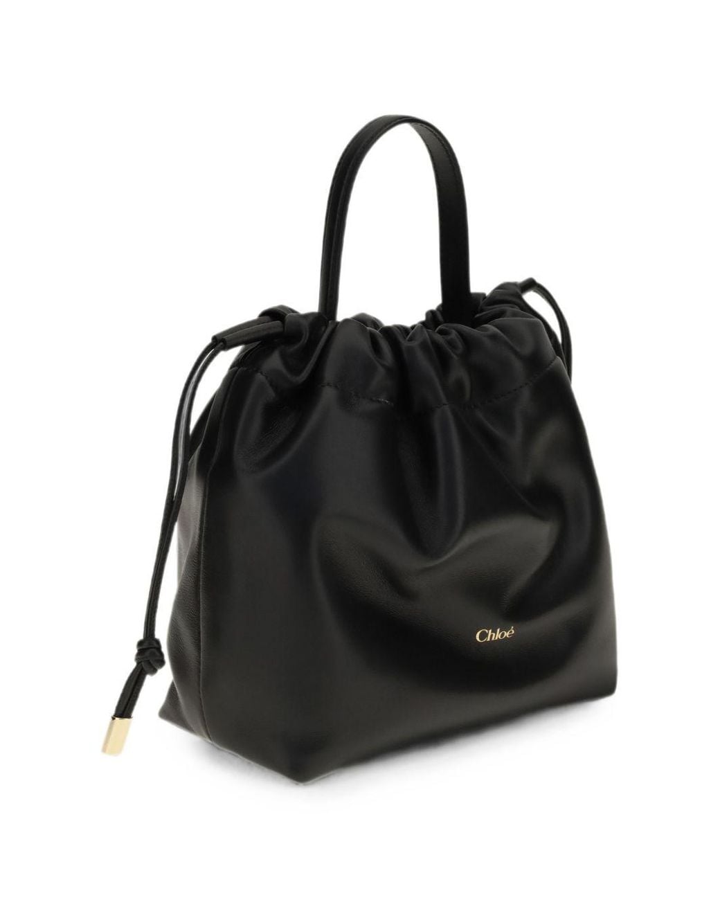 Chloé Black Icons Leather Chain Shoulder Bag