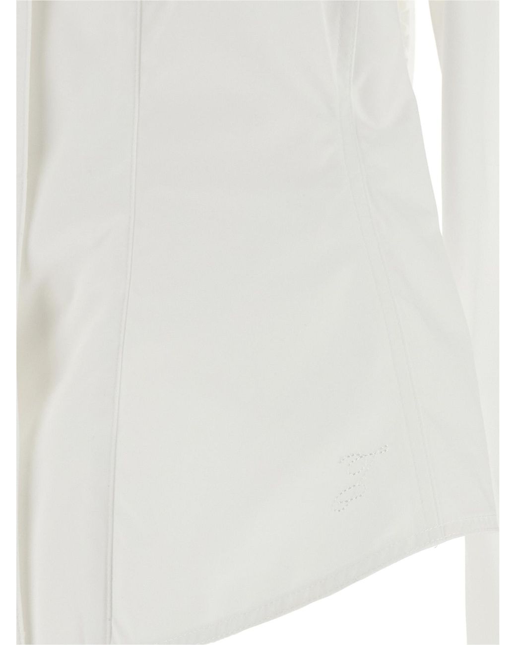 Jacquemus White 'La Chemise Tulipe' Shirt