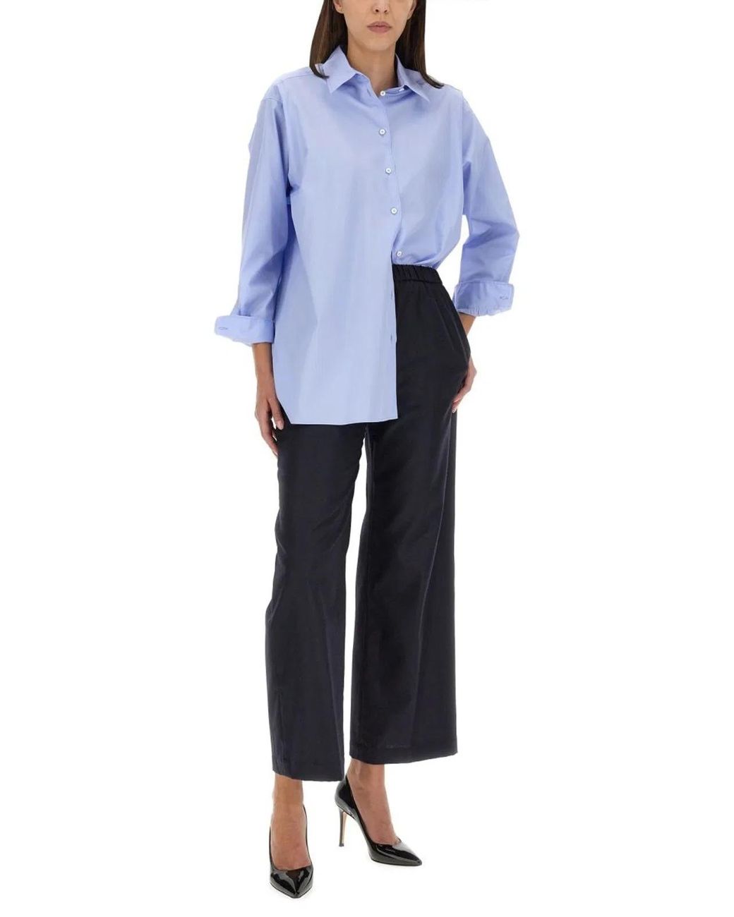 Aspesi Black Wool Pants